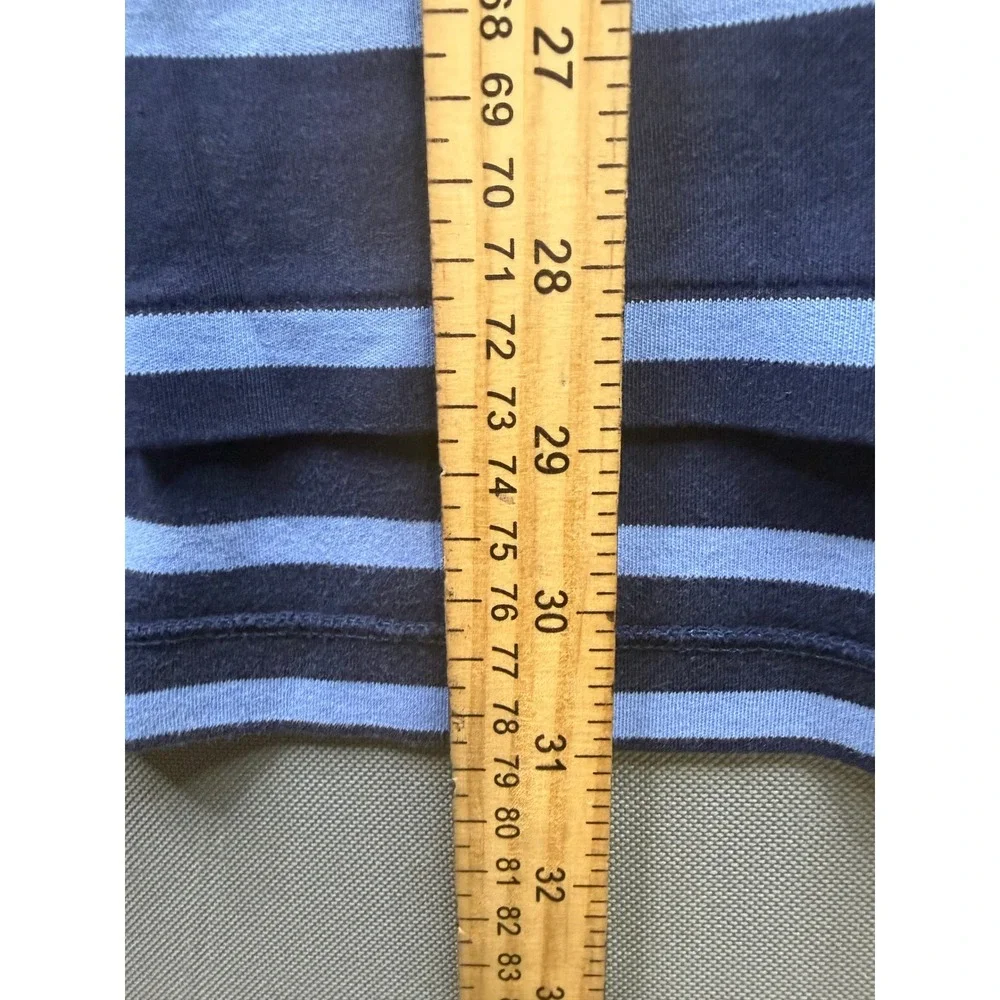 Polo Ralph Lauren Polo Shirt Mens Blue Striped Short Sleeve XL